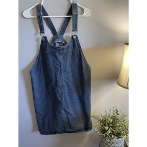 Jeans Mini Overall Dress